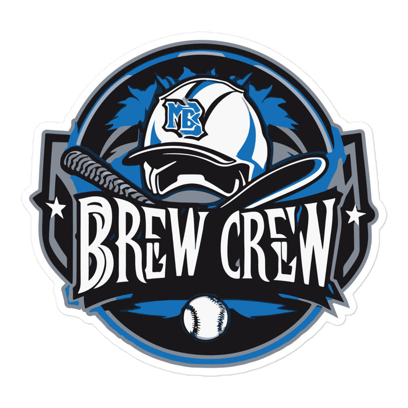 Brew Crew Bubble-free stickers