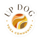 Up Dog Yoga Bubble-free stickers