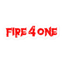 Fire4One Bubble-free stickers