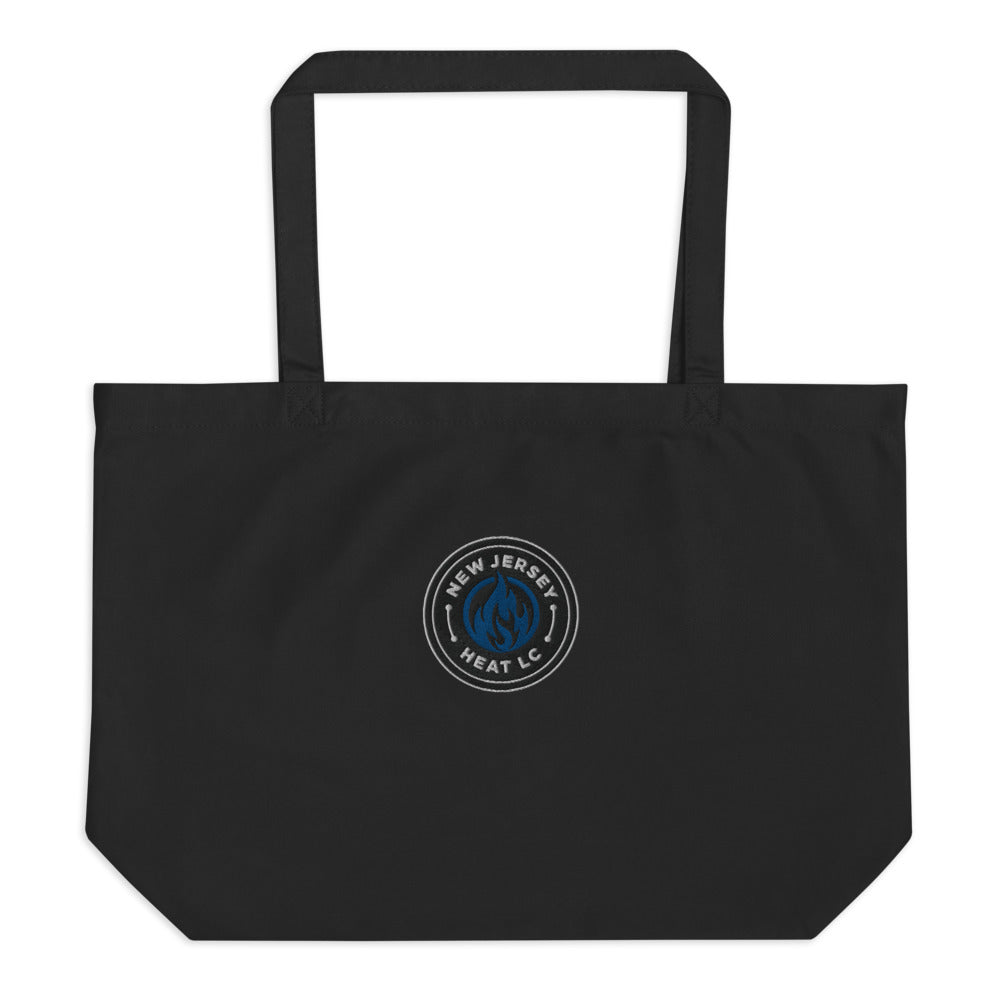 NJ Heat Lacrosse Large organic tote bag