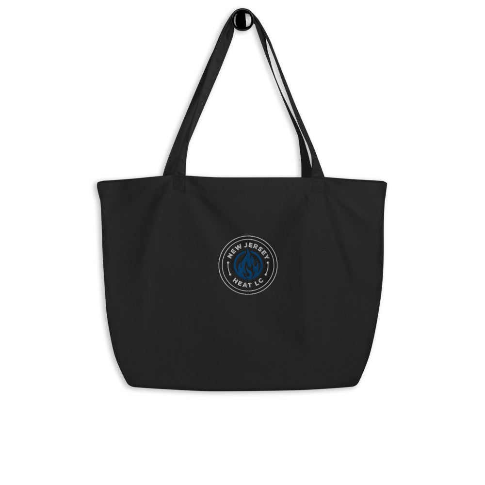 NJ Heat Lacrosse Large organic tote bag
