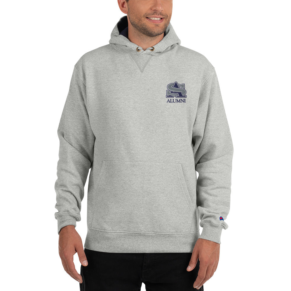 Hermits Alumni Champion Hoodie-SA grey