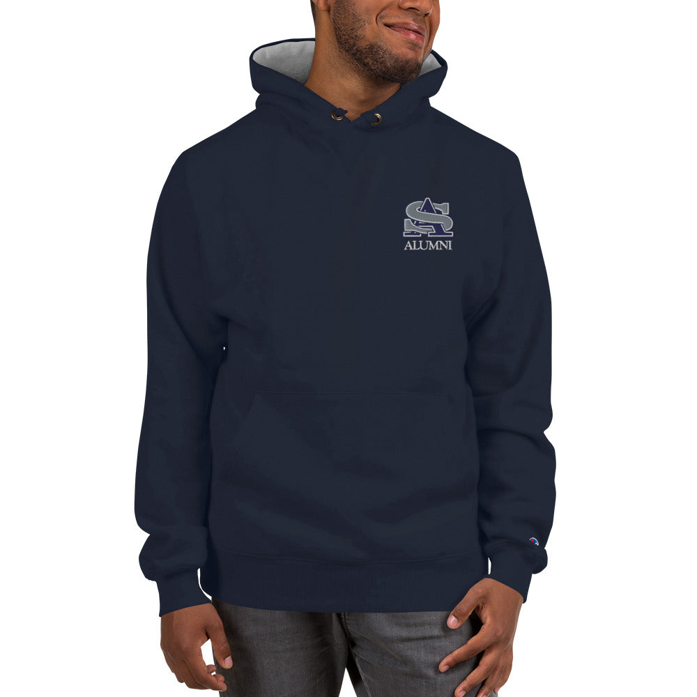 Hermits Alumni Champion Hoodie-SA Navy