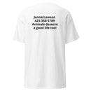 Dog Paws Men's classic tee (Back Print)