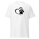 Dog Paws Men's classic tee (Back Print)