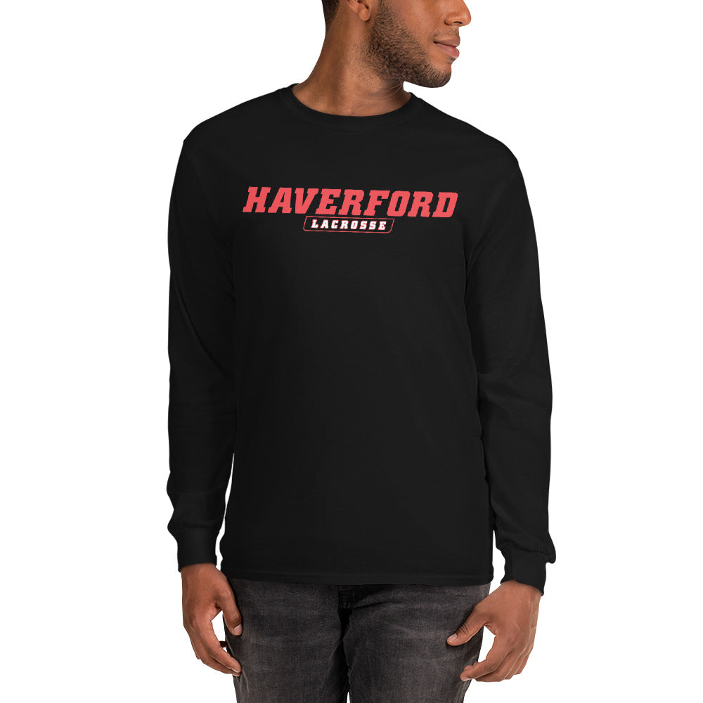 Haverford Men’s Lacrosse Long Sleeve Shirt-black