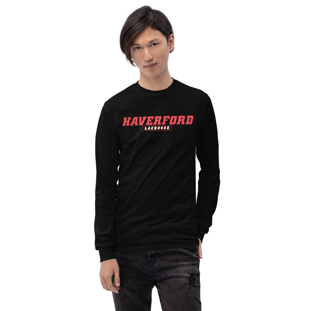 Haverford Men’s Lacrosse Long Sleeve Shirt-black