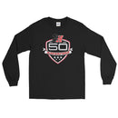 Haverford Men's Lacrosse Long Sleeve Shirt-black50years