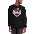 Haverford Men's Lacrosse Long Sleeve Shirt-black50years