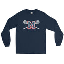 Camiseta de manga larga para hombre de la escuela secundaria Mendham Girls Lacrosse