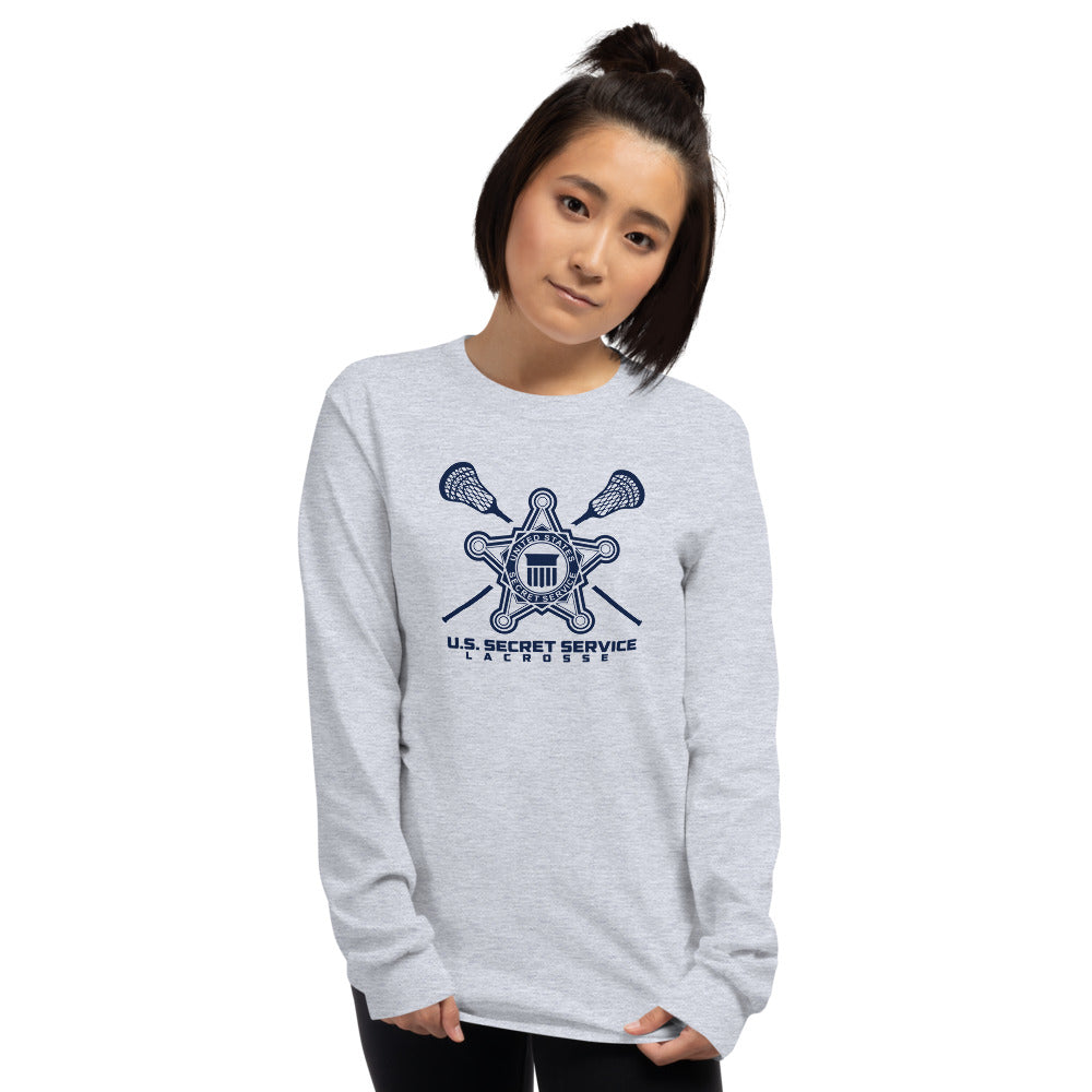Camiseta de manga larga de lacrosse USSS
