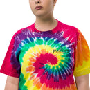 Camiseta tie-dye de gran tamaño de AJS