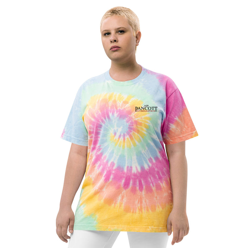 Camiseta tie-dye de gran tamaño de AJS