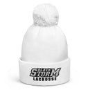Black Storm Pom pom beanie