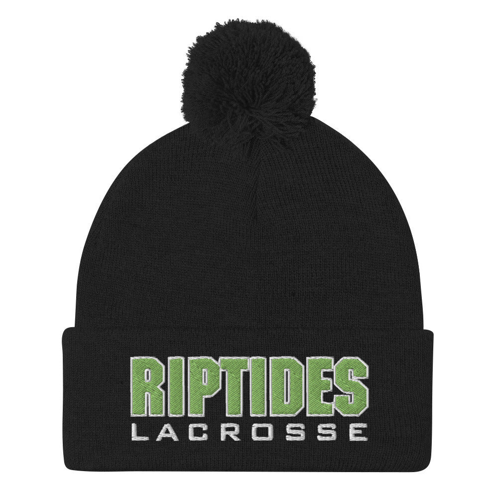 Margate Riptides Lacrosse Pom-Pom Beanie