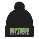 Margate Riptides Lacrosse Pom-Pom Beanie