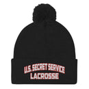 USSS Lacrosse Pom-Pom Beanie