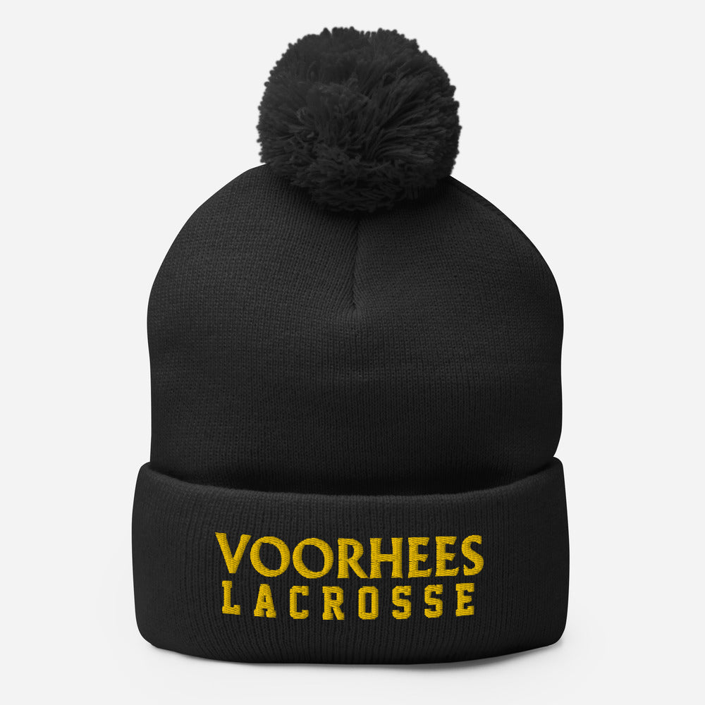 VHS Pom-Pom Beanie