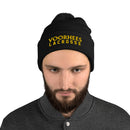 VHS Pom-Pom Beanie