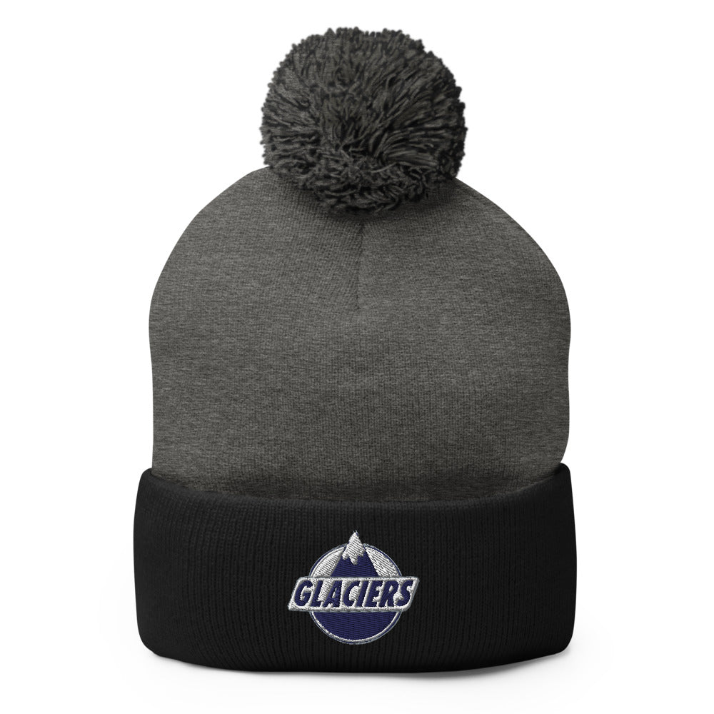 Glaciers Pom-Pom Beanie
