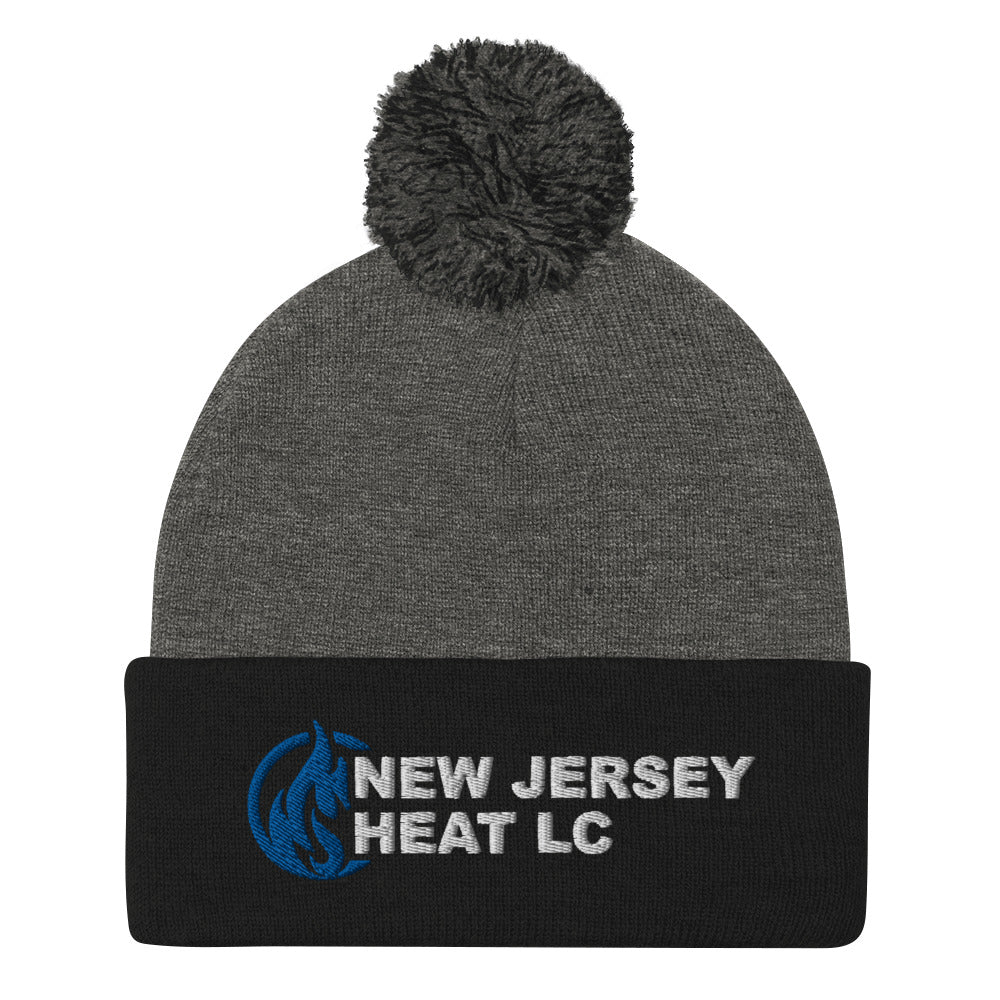 NJ Heat Lacrosse Pom-Pom Beanie