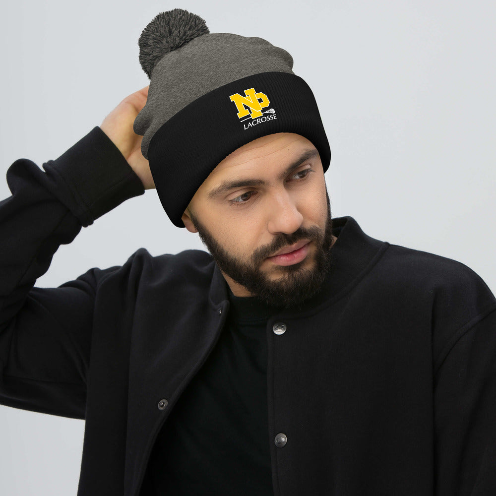 NPHS Lacrosse Pom-Pom Beanie