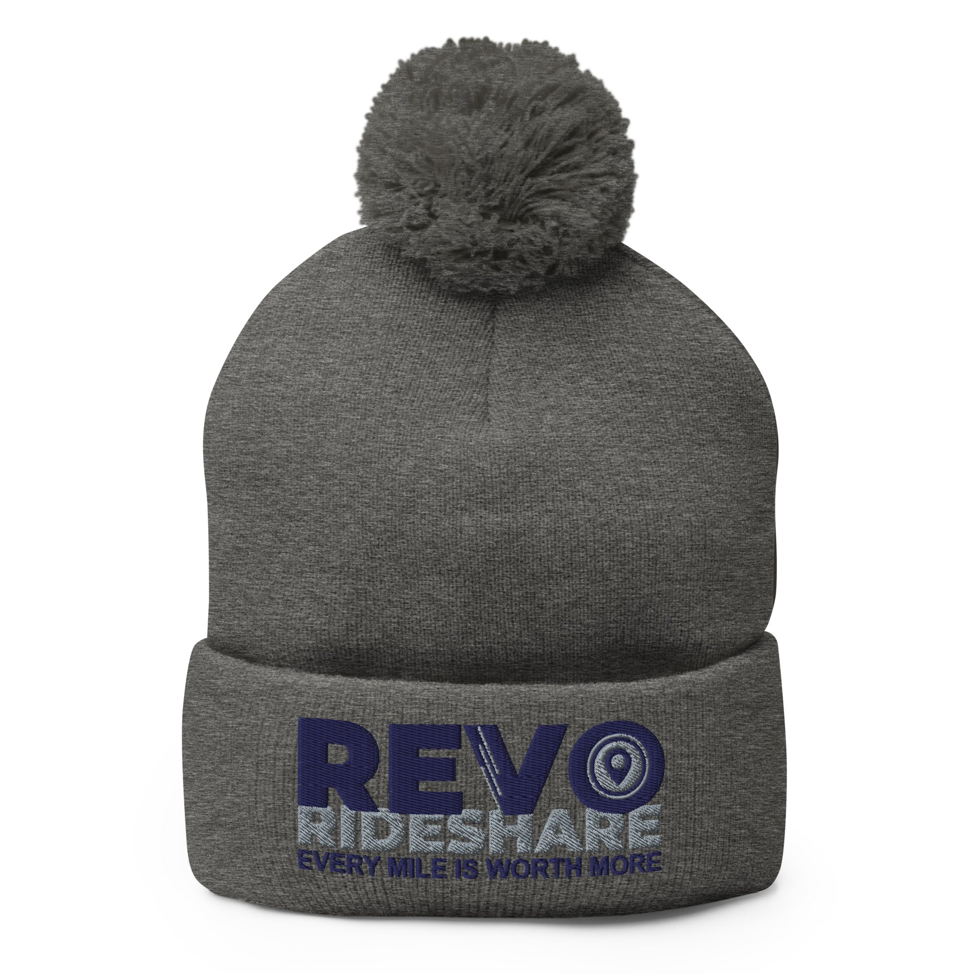 REVO Rideshare Pom-Pom Beanie