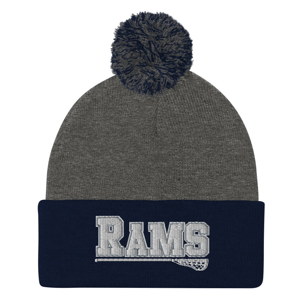 RHS Girls Lacrosse - Pom-Pom Beanie