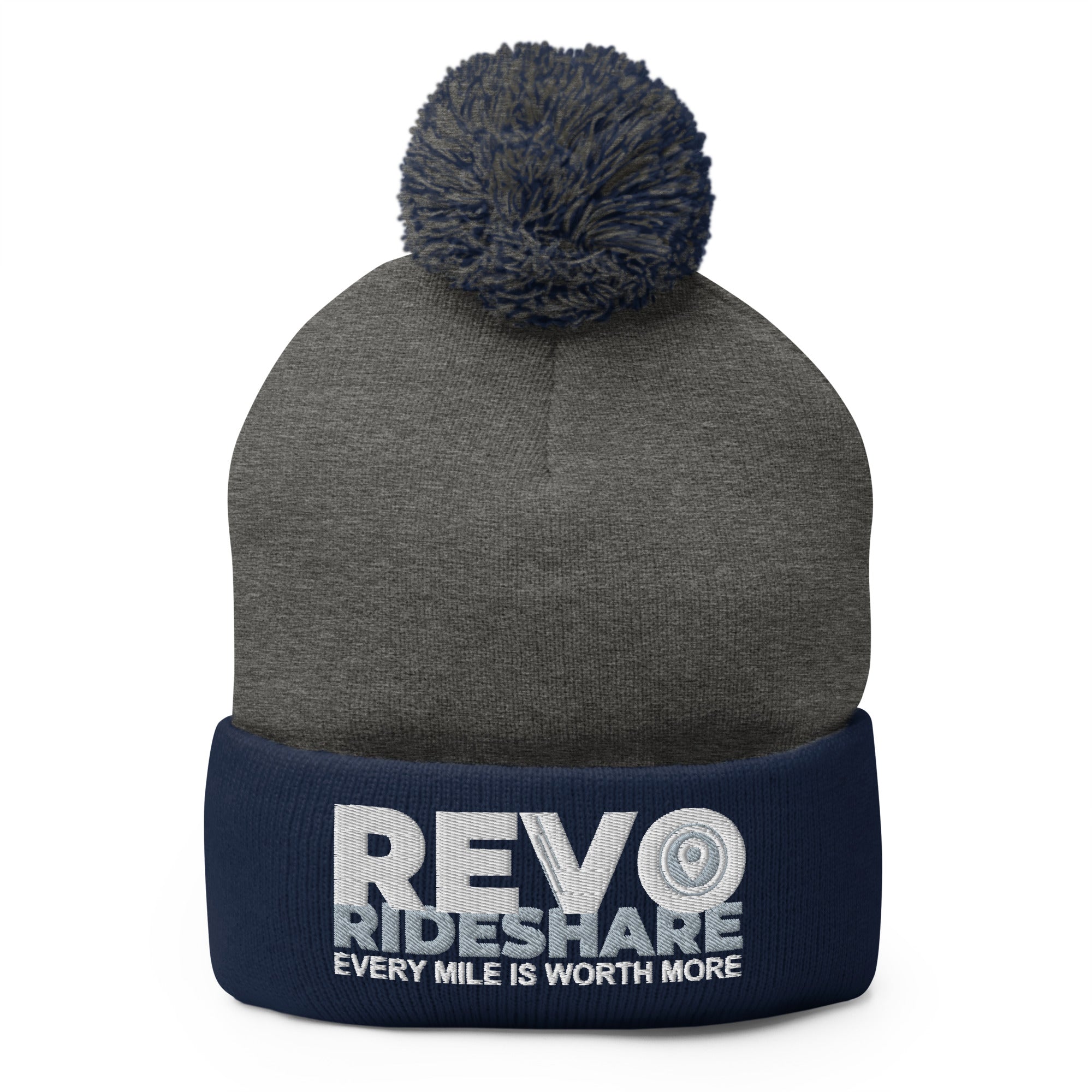 REVO Rideshare Pom-Pom Beanie