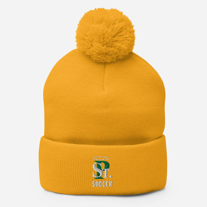 SPCYO Soccer Pom-Pom Beanie