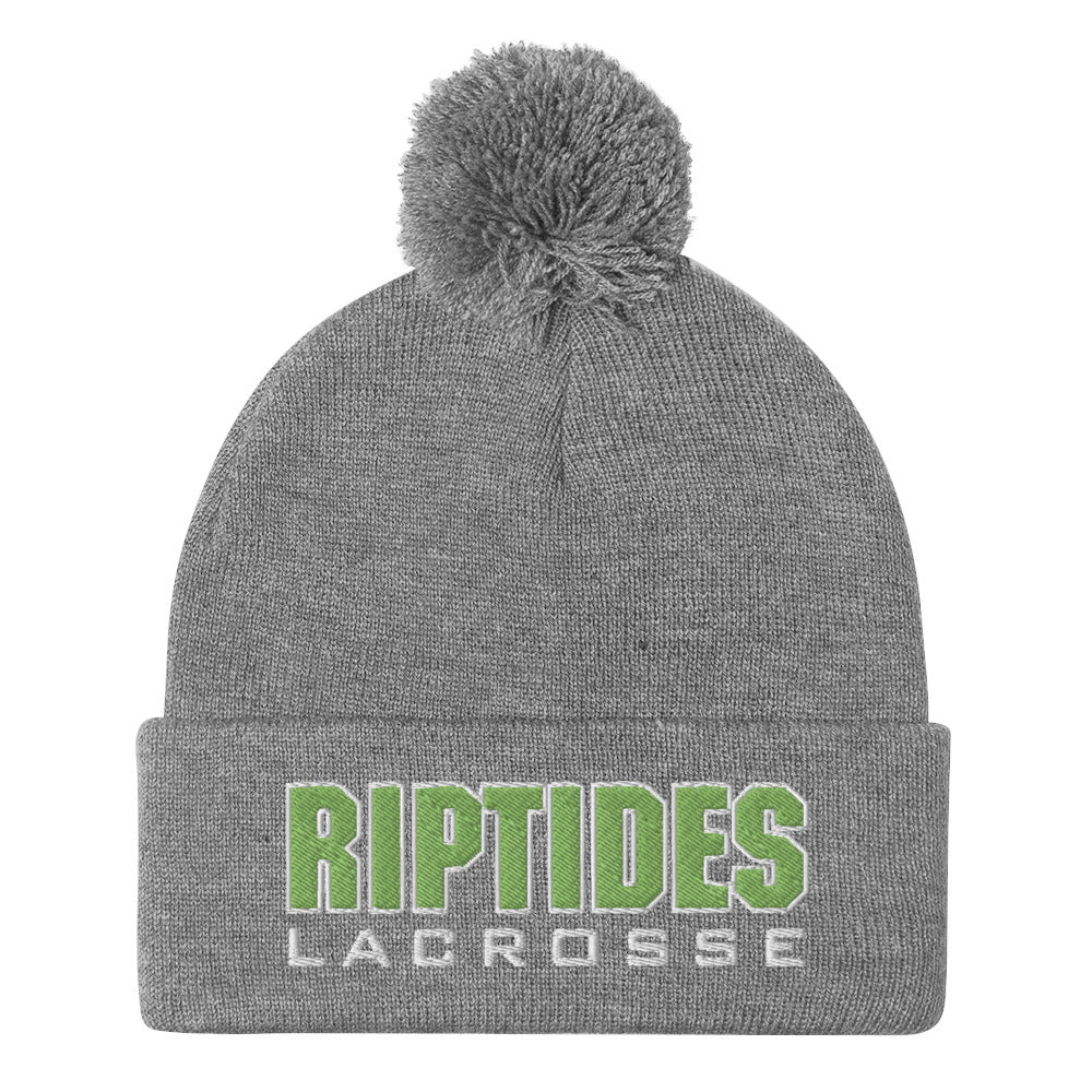 Margate Riptides Lacrosse Pom-Pom Beanie