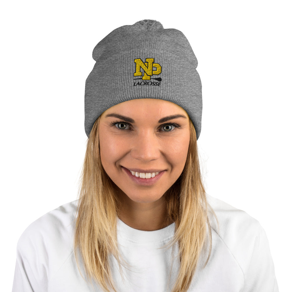 NPHS Lacrosse Pom-Pom Beanie