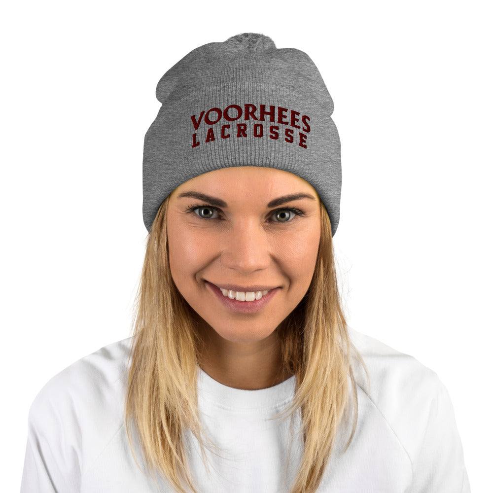 VHS Pom-Pom Beanie