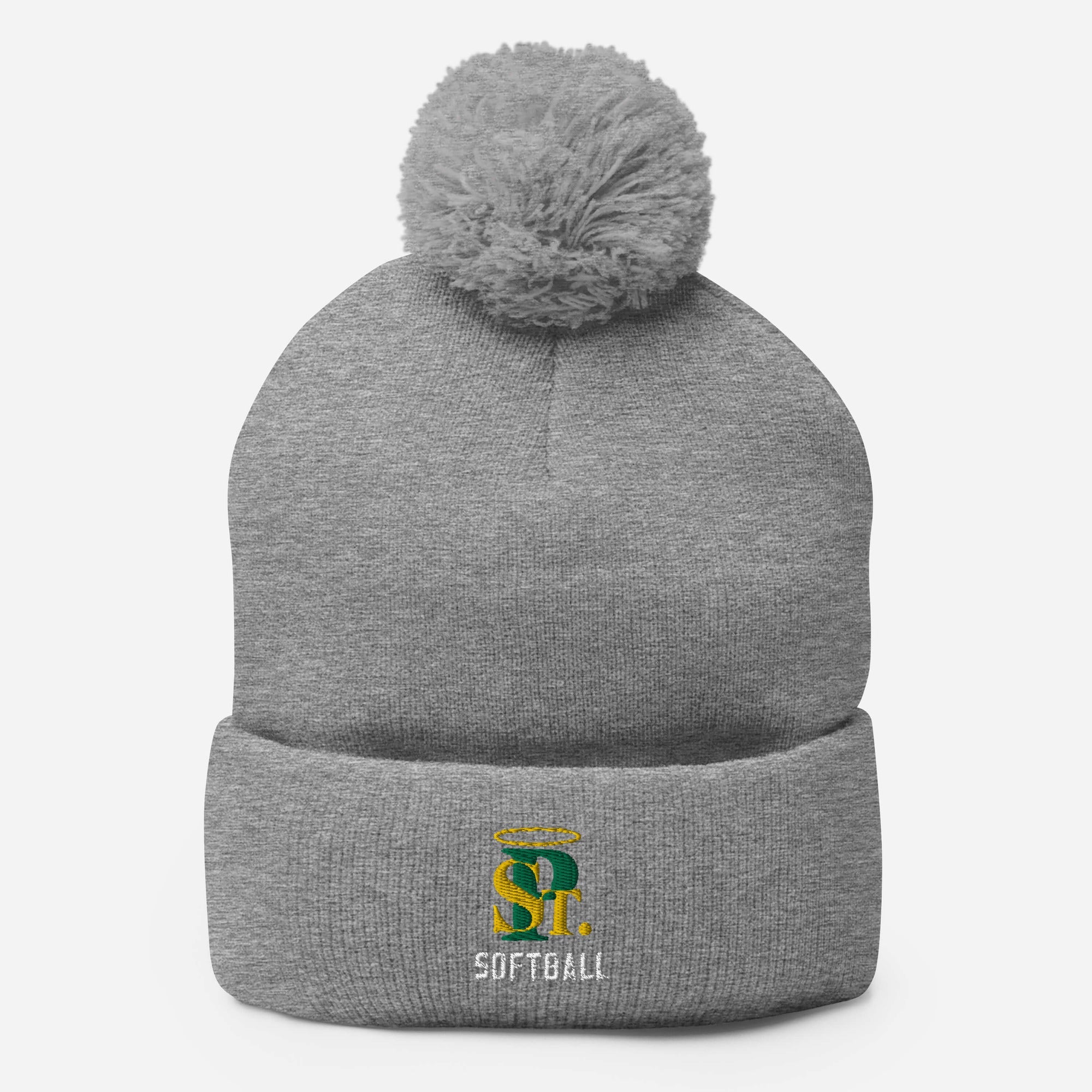 SPCYO Softball Pom-Pom Beanie