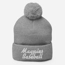 Magpies Pom-Pom Beanie