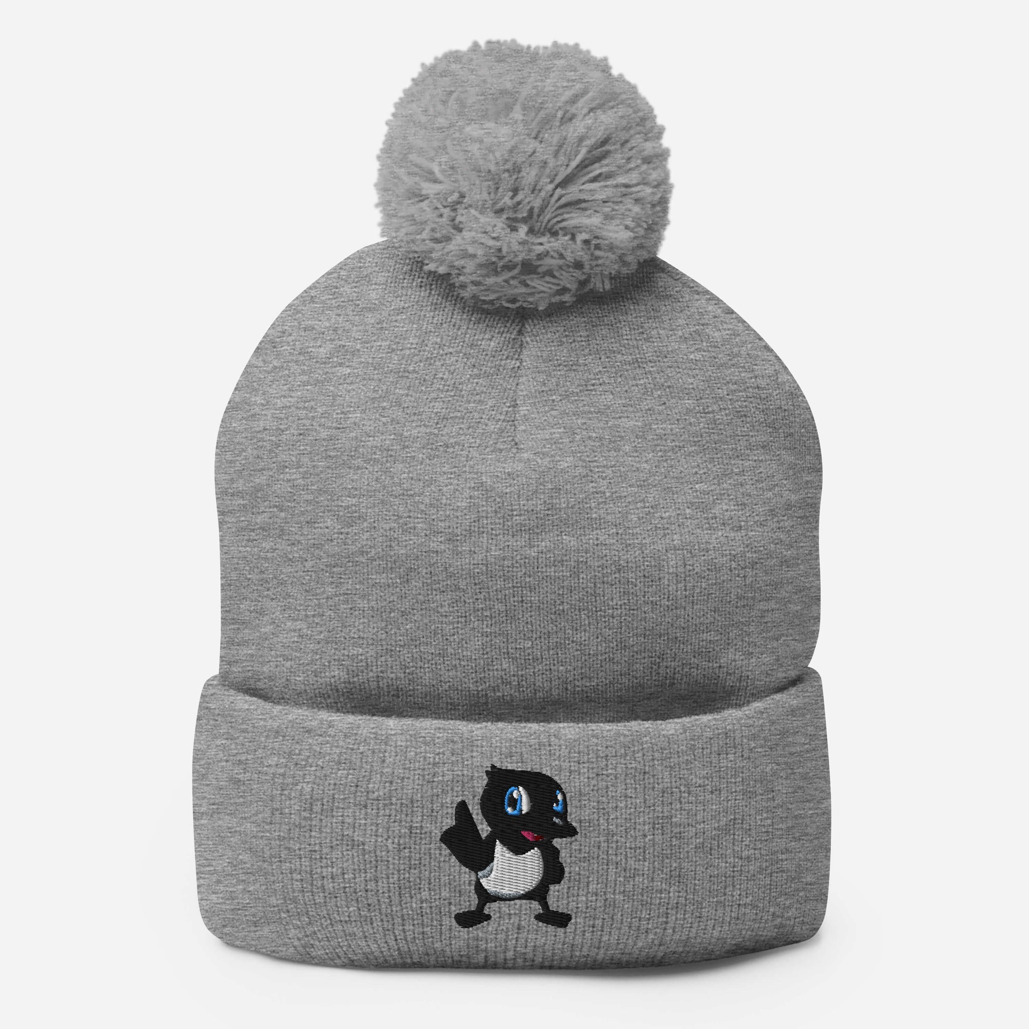 Magpies Pom-Pom Beanie v2