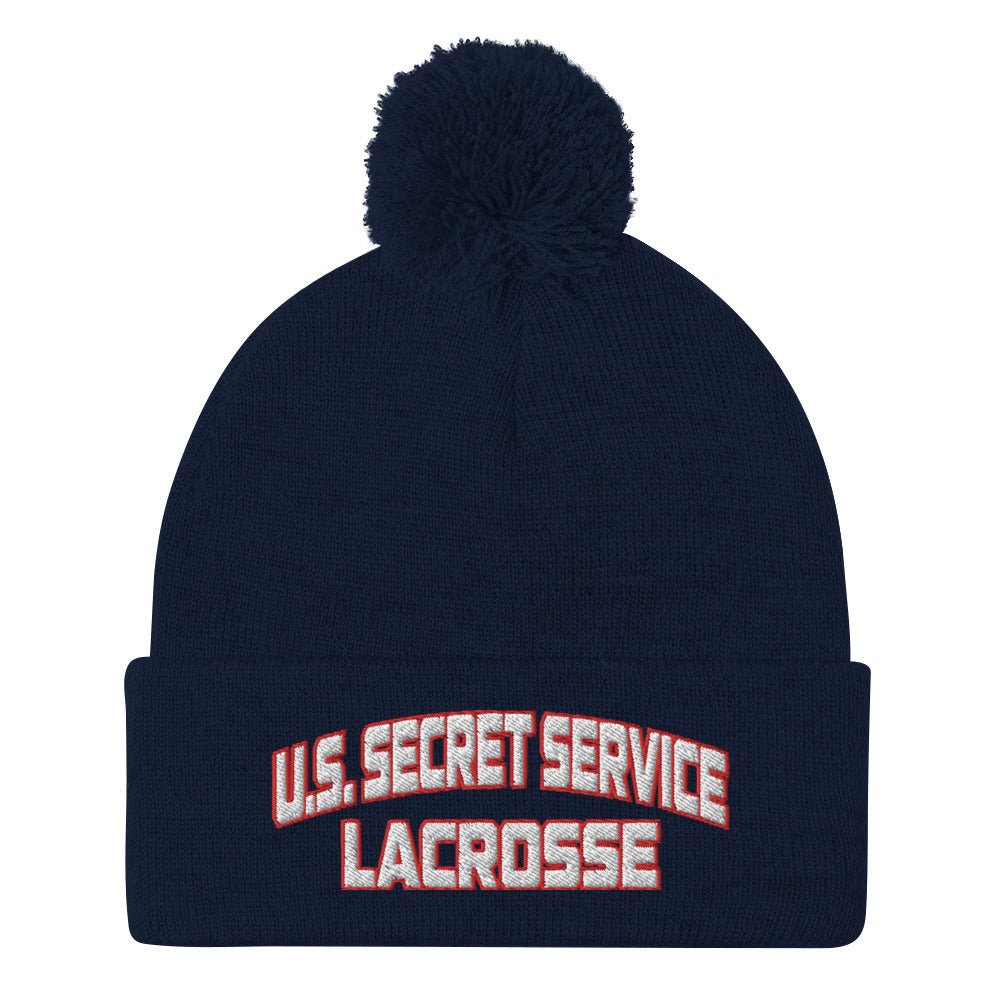 Gorro con pompón de la USSS Lacrosse