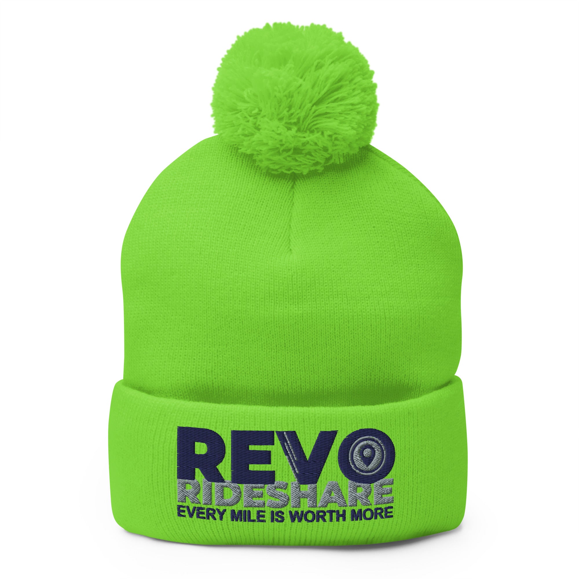 REVO Rideshare Pom-Pom Beanie