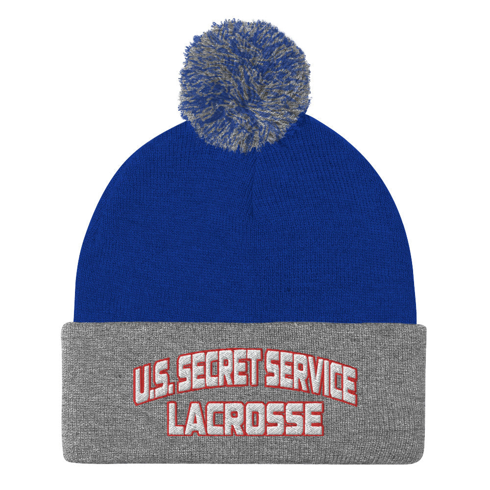 Gorro con pompón de la USSS Lacrosse
