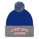 USSS Lacrosse Pom-Pom Beanie