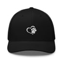 Gorra de camionero con diseño de patas de perro