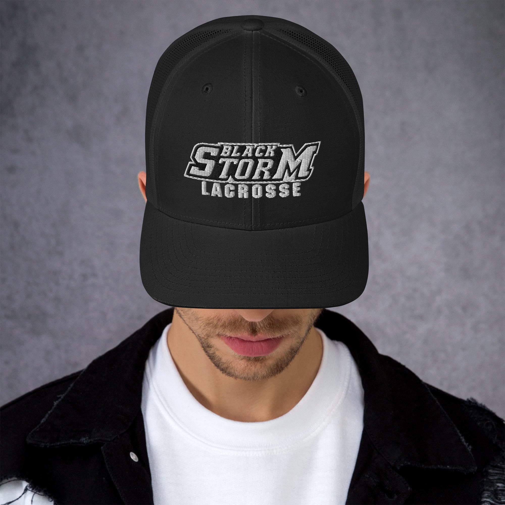 Gorra de camionero negra Storm