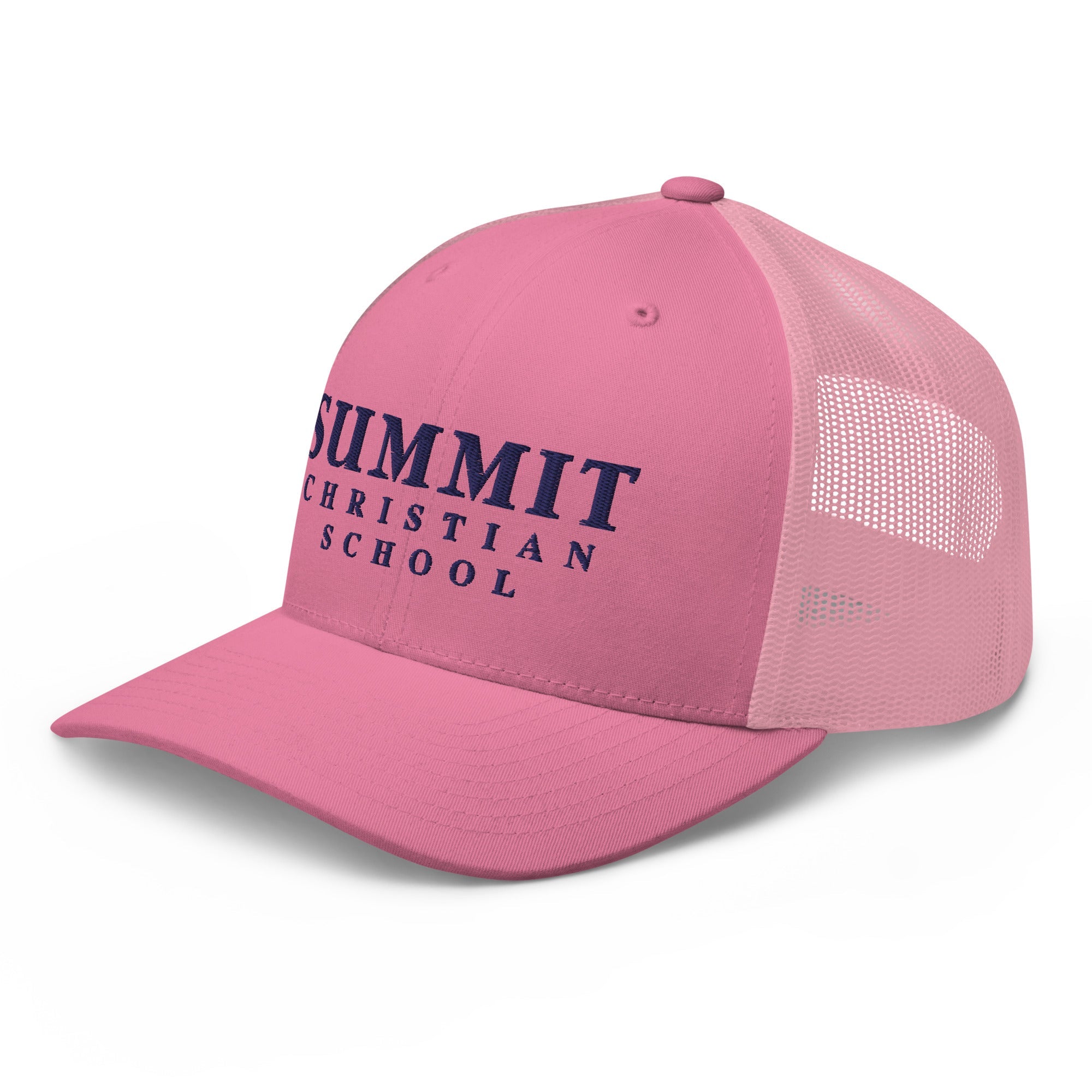 Gorra de camionero rosa de SCS