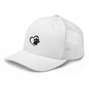 Gorra de camionero con diseño de patas de perro