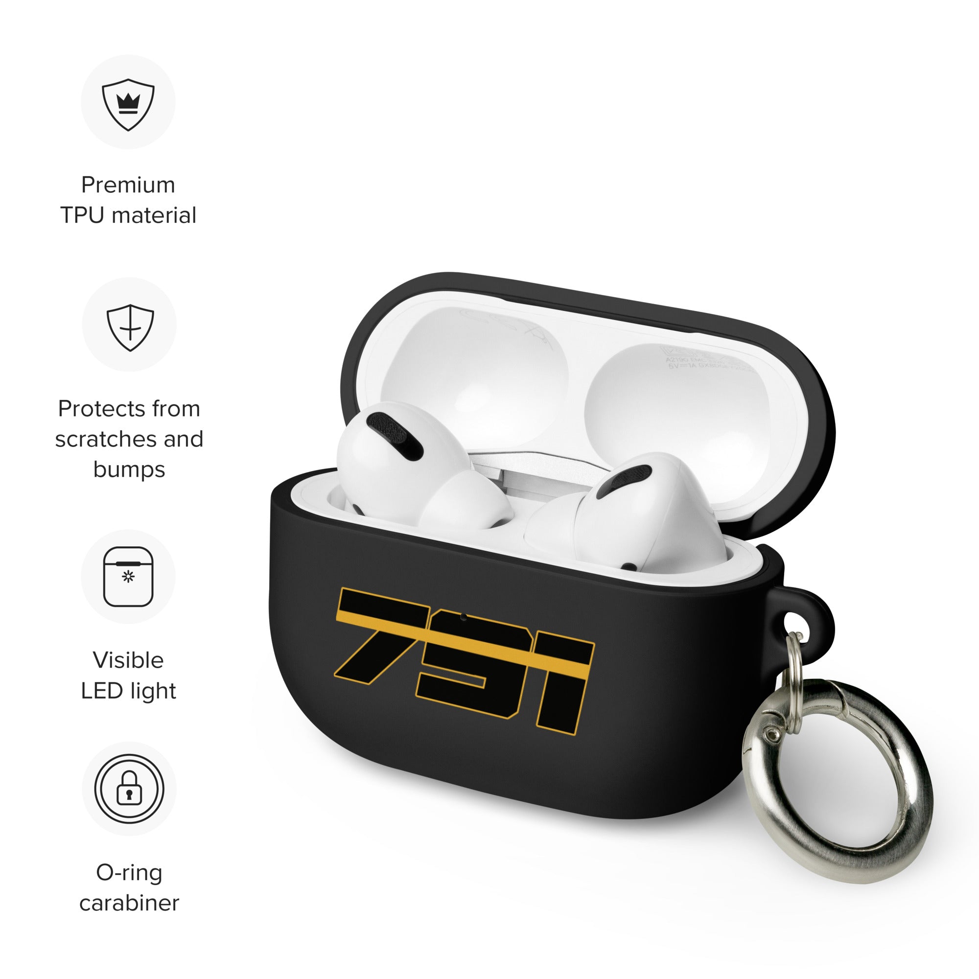 791 MSFS Estuche de goma para AirPods®