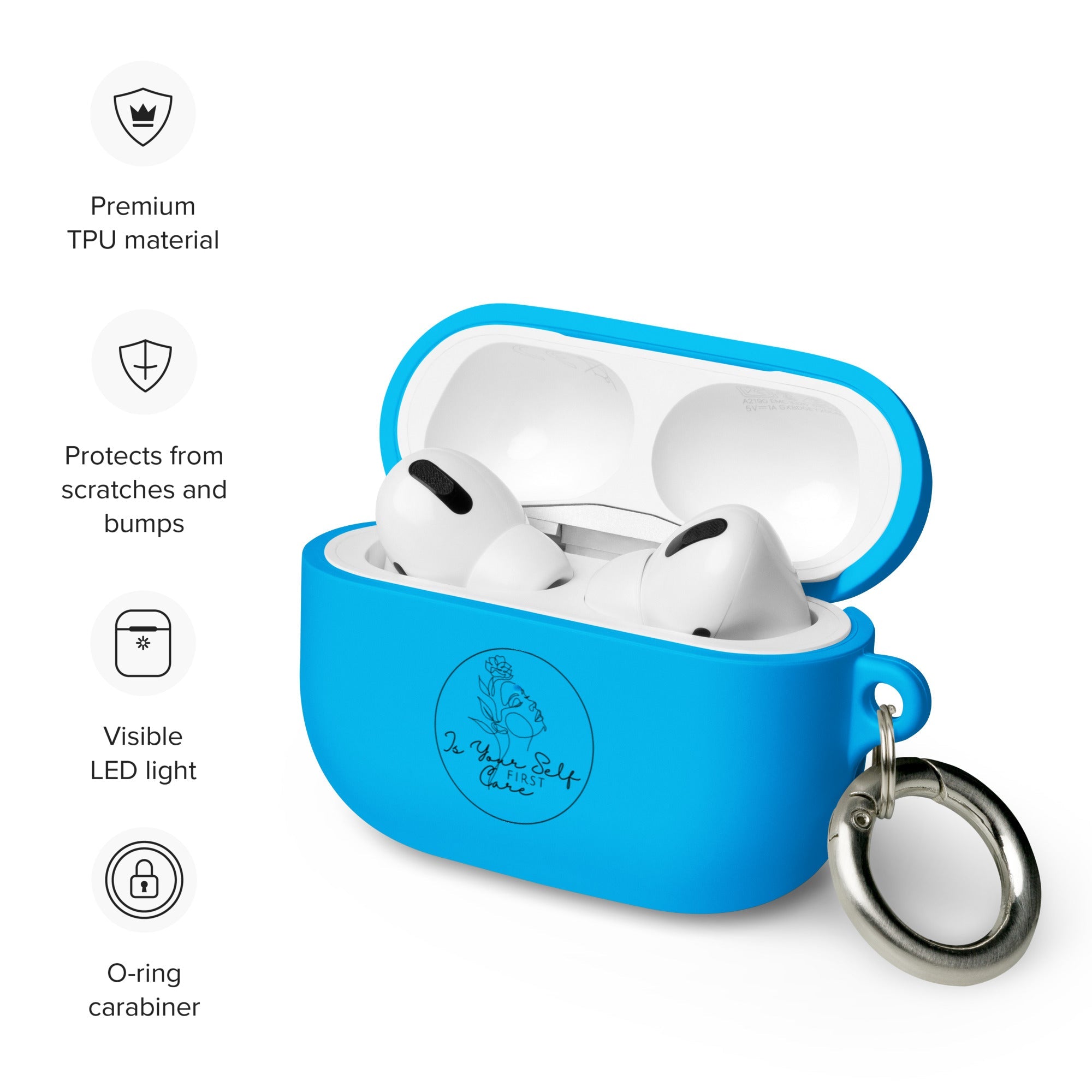 Isyourselfcarefirst Rubber Case for AirPods®