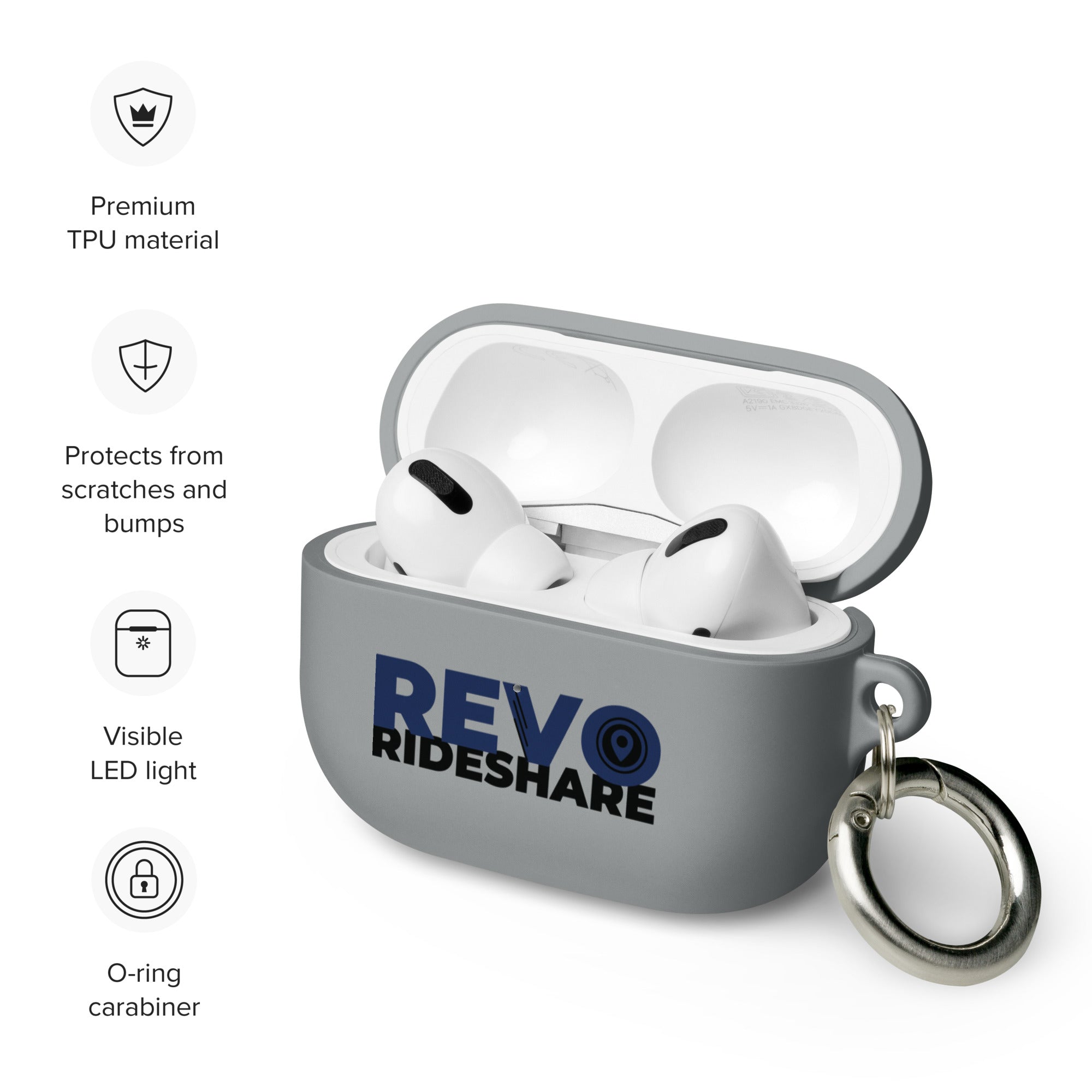 Estuche de goma REVO Rideshare para AirPods®