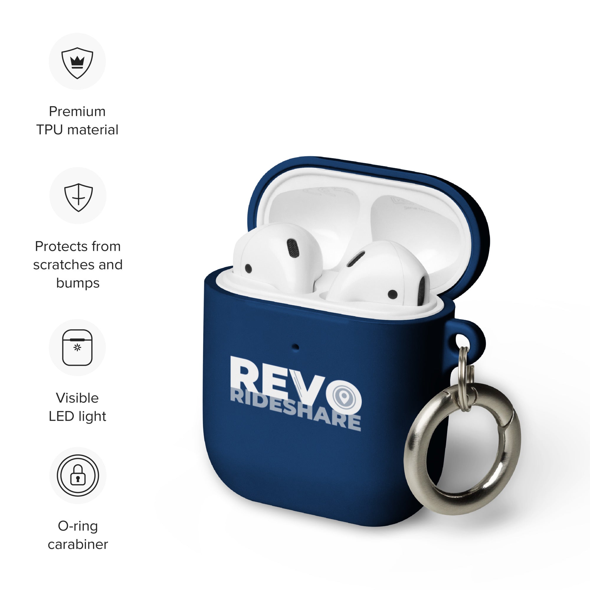 Estuche de goma REVO Rideshare para AirPods®