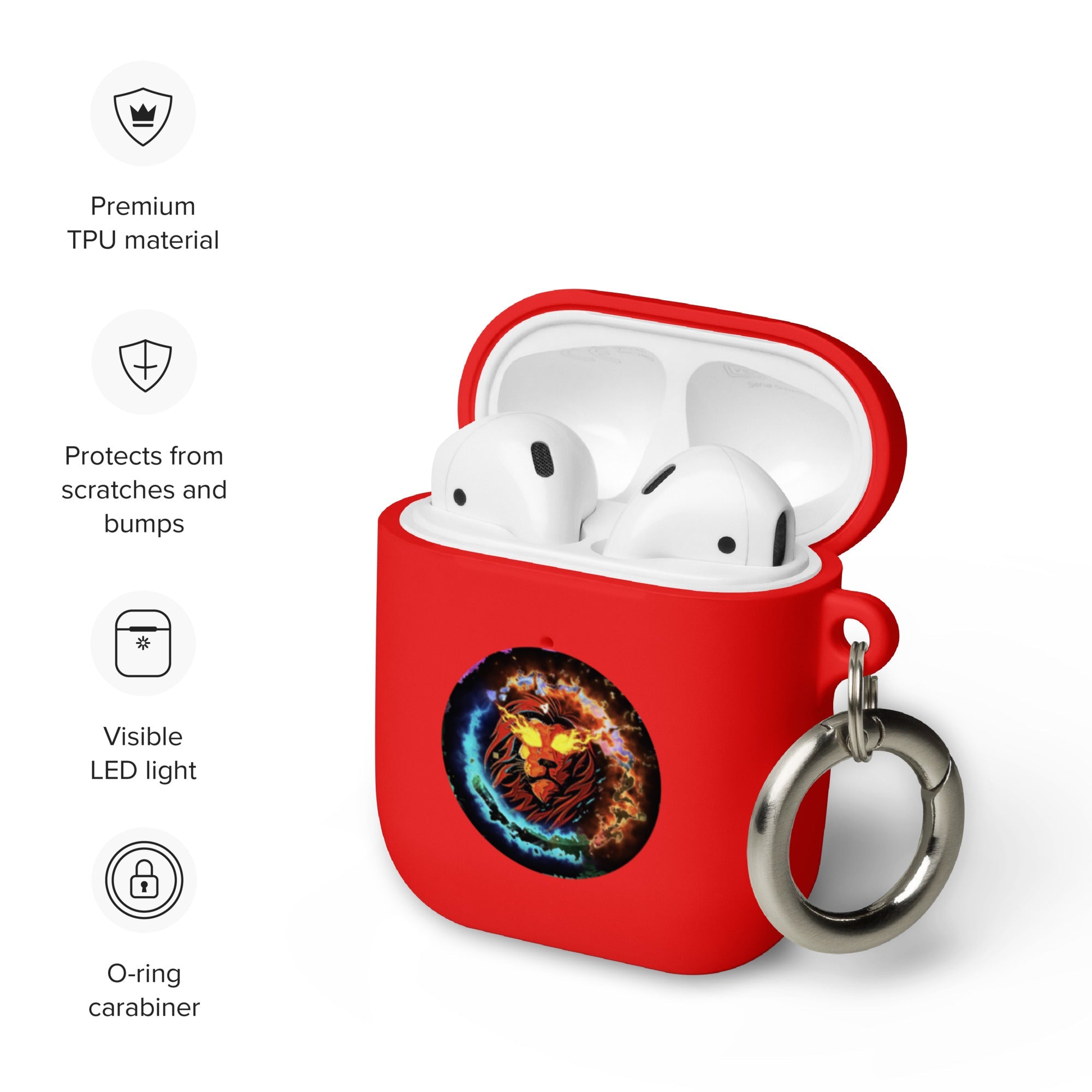 FireFlame Rubber Case for AirPods®