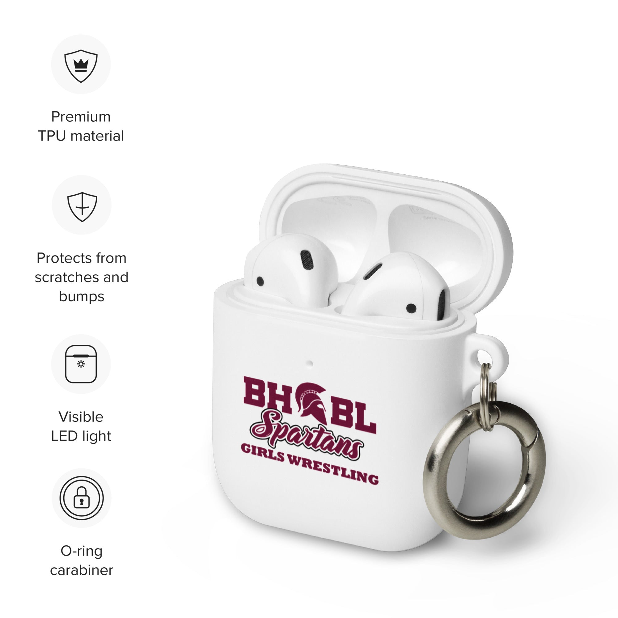 Funda de goma BHBLGW para AirPods®